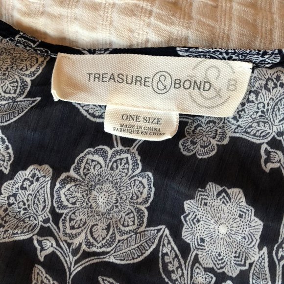 Treasure & Bond Kimono Vest - One Size - Picture 15 of 16